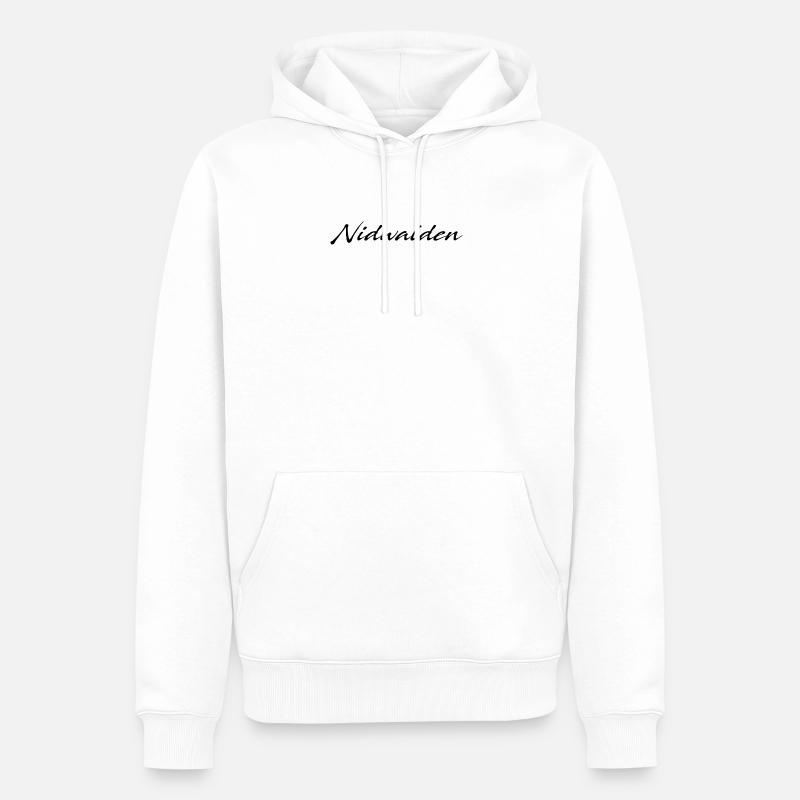 Nidwalden - Männer Premium Bio Hoodie - Weiß