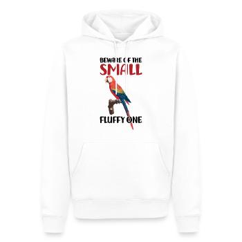 Perroquet - Sweat à capuche Premium bio Homme - blanc - Devant - Nico (187cm)