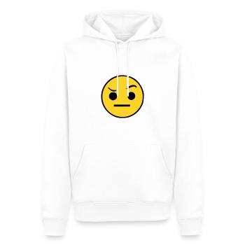 Emoji Skepticism Sketch Color - Men’s Premium Organic Hoodie - white - Front - Nico (187cm)