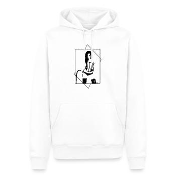 domina peitsche rahmen - Männer Premium Bio Hoodie - Weiß - Vorne - Nico (187cm)