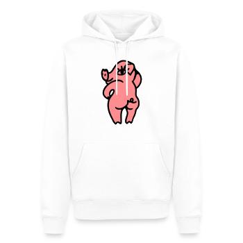 Sexy geile Sau - Männer Premium Bio Hoodie - Weiß - Vorne - Nico (187cm)