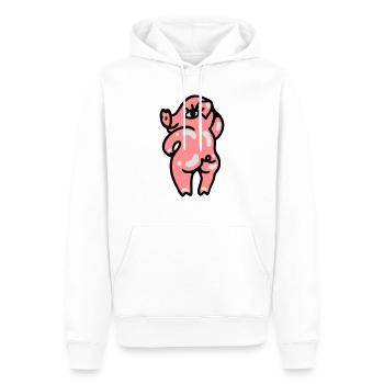 Sexy geile Sau 3 - Männer Premium Bio Hoodie - Weiß - Vorne - Nico (187cm)