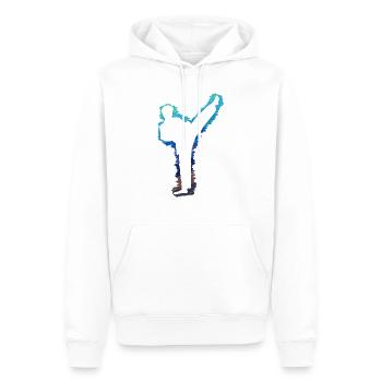 Koreanischer Kampfsport Taekwondo - Männer Premium Bio Hoodie - Weiß - Vorne - Nico (187cm)