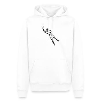 American Football Player - Men’s Premium Organic Hoodie - white - Front - Nico (187cm)