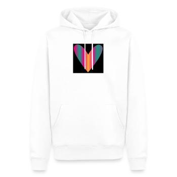 MUTTERTAG. SCHÖNEN MUTTERTAG. MAMA - Männer Premium Bio Hoodie - Weiß - Vorne - Nico (187cm)