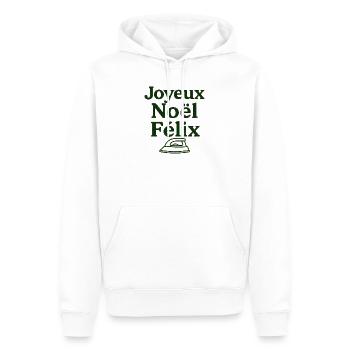 Frohe Weihnachten Felix - Männer Premium Bio Hoodie - Weiß - Vorne - Nico (187cm)