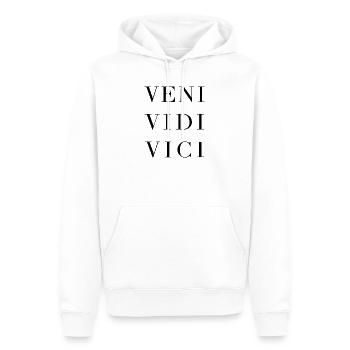 Veni Vidi Vici - Männer Premium Bio Hoodie - Weiß - Vorne - Nico (187cm)