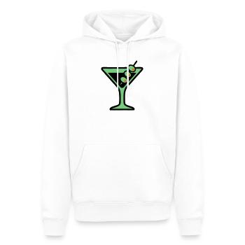 Cocktail Glass Summer Drink Vacances de garçon pour filles - Sweat à capuche Premium bio Homme - blanc - Devant - Nico (187cm)