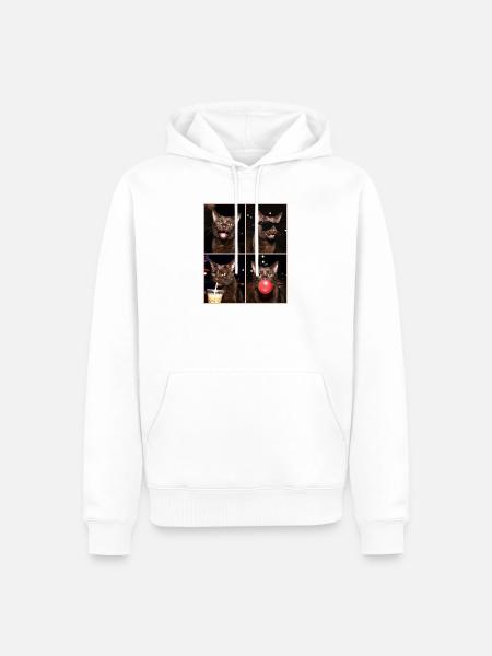 Katzen Havana Katze - Männer Premium Bio Hoodie - Weiß