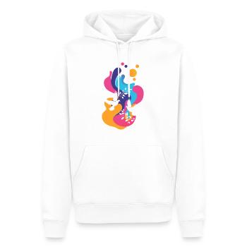 Dove of Peace Dove's Egg - Men’s Premium Organic Hoodie - white - Front - Nico (187cm)
