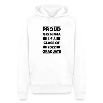 Proud Grandma of A Class of 2022 Graduate Gift - Men’s Premium Organic Hoodie - white - Front - Nico (187cm)