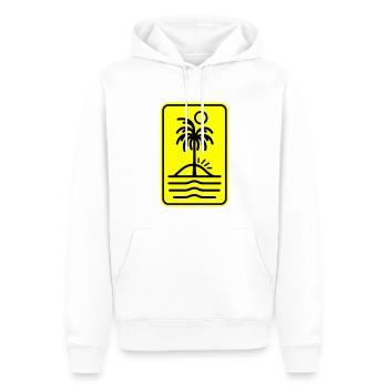 Palmen Insel Urlaub - Männer Premium Bio Hoodie - Weiß - Vorne - Nico (187cm)