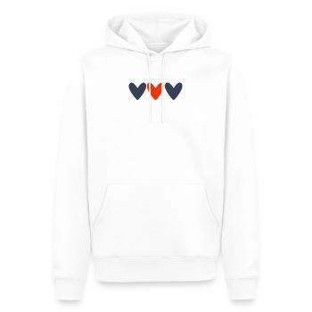 ICH HABE GERADE GEHEIRATET. Junggesellinnenabschied. VALENTINSTAG. PAAR - Männer Premium Bio Hoodie - Weiß - Vorne - Nico (187cm)