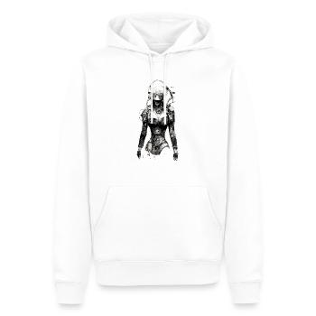 technical drawing cyborg - Men’s Premium Organic Hoodie - white - Front - Nico (187cm)