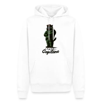 Mr Catnip - il grande Catpitano - Männer Premium Bio Hoodie - Weiß - Vorne - Nico (187cm)