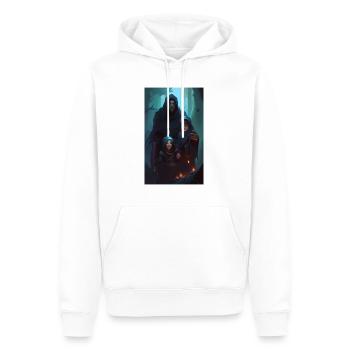 Düstere mittelalterliche Fantasy-Familie - Männer Premium Bio Hoodie - Weiß - Vorne - Nico (187cm)