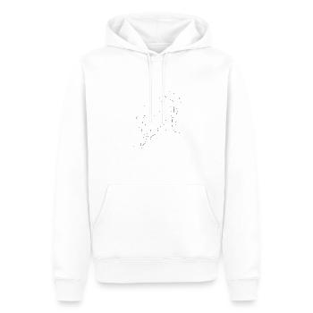 Hiking mountains drawn - Men’s Premium Organic Hoodie - white - Front - Nico (187cm)