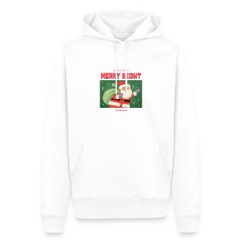 Santa merry christmas happy holidays christmas - Männer Premium Bio Hoodie - Weiß - Vorne - Nico (187cm)