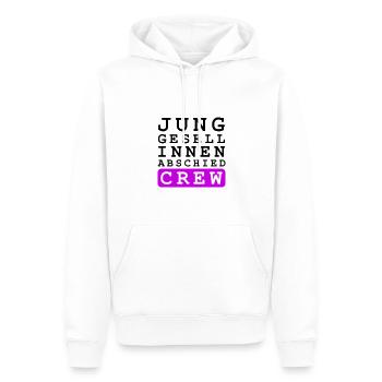 Hen Party Crew Hen - Men’s Premium Organic Hoodie - white - Front - Nico (187cm)