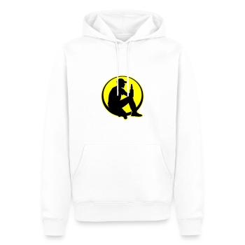 Bottle of Beer Drinking Party - Men’s Premium Organic Hoodie - white - Front - Nico (187cm)
