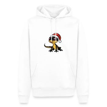 Echse Weihnachten - Männer Premium Bio Hoodie - Weiß - Vorne - Nico (187cm)