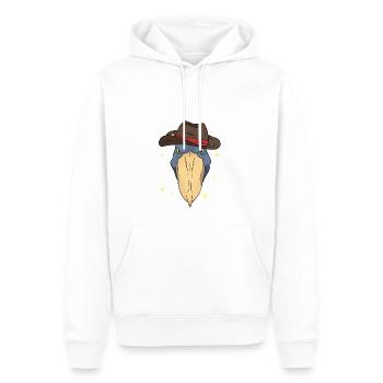 Shoebill Bird Ornithologist Forest I Gift - Men’s Premium Organic Hoodie - white - Front - Nico (187cm)