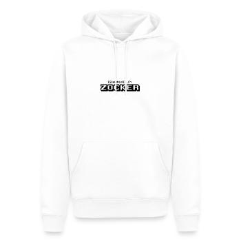 esc reality - Zocker - Männer Premium Bio Hoodie - Weiß - Vorne - Nico (187cm)