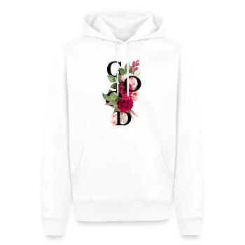 Gute Blumen - Männer Premium Bio Hoodie - Weiß - Vorne - Nico (187cm)