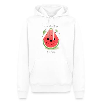youre one in a melon - Männer Premium Bio Hoodie - Weiß - Vorne - Nico (187cm)