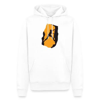 Rock Climbing - Sweat à capuche Premium bio Homme - blanc - Devant - Nico (187cm)