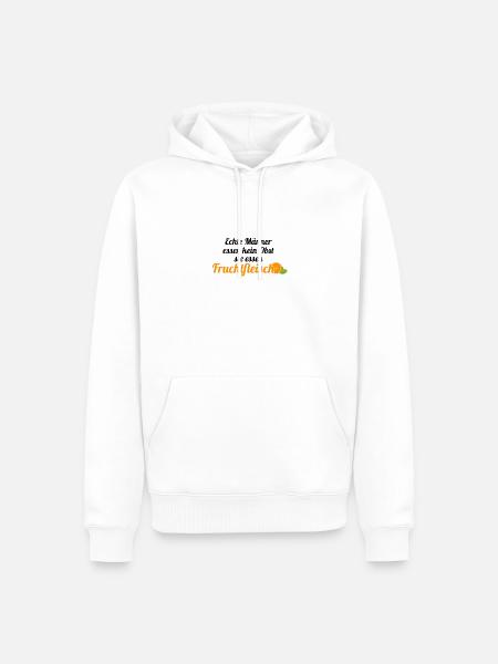 Obst Früchte Geschenkidee Früchte Funsprüche Obst - Männer Premium Bio Hoodie - Weiß