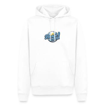 Wiesn Tracht Volksfest saufen Maß Bier - Männer Premium Bio Hoodie - Weiß - Vorne - Nico (187cm)