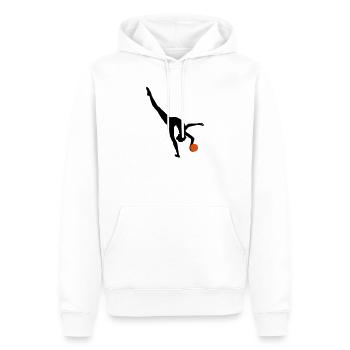 Rhythmics gymnastics - Sweat à capuche Premium bio Homme - blanc - Devant - Nico (187cm)