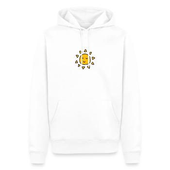 Strand Sommersonne 2020 - Männer Premium Bio Hoodie - Weiß - Vorne - Nico (187cm)