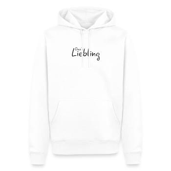 Omas Liebling - Männer Premium Bio Hoodie - Weiß - Vorne - Nico (187cm)