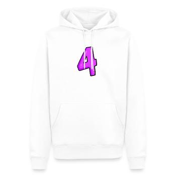 4 - Sweat à capuche Premium bio Homme - blanc - Devant - Nico (187cm)