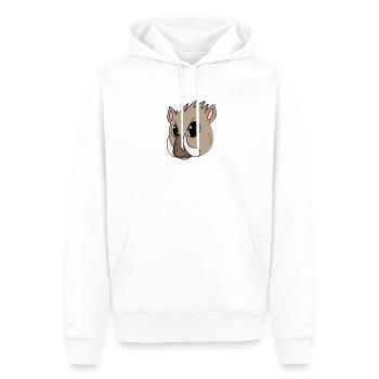 Sanglier - Sweat à capuche Premium bio Homme - blanc - Devant - Nico (187cm)