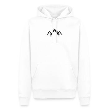 Berg Berge Wandern - Männer Premium Bio Hoodie - Weiß - Vorne - Nico (187cm)