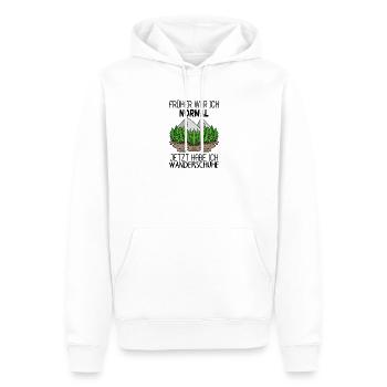 Berg Berge Wandern - Männer Premium Bio Hoodie - Weiß - Vorne - Nico (187cm)