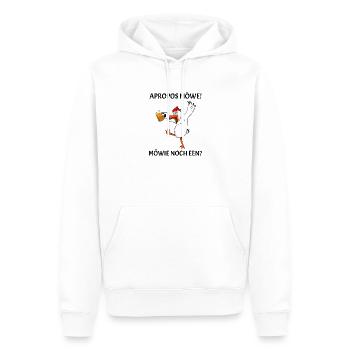 Plattdeutsch lustig - Männer Premium Bio Hoodie - Weiß - Vorne - Nico (187cm)