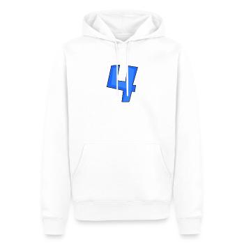 4 - Sweat à capuche Premium bio Homme - blanc - Devant - Nico (187cm)
