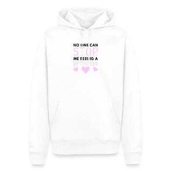 Princess - Männer Premium Bio Hoodie - Weiß - Vorne - Nico (187cm)