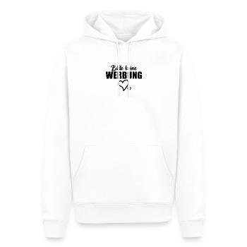 Bitte keine Werbung - Briefkasten - Männer Premium Bio Hoodie - Weiß - Vorne - Nico (187cm)