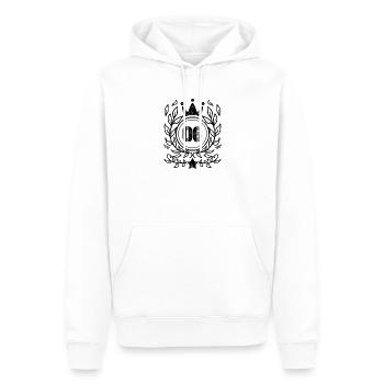 Couronne de 6 ans - 6 ans - Sweat à capuche Premium bio Homme - blanc - Devant - Nico (187cm)