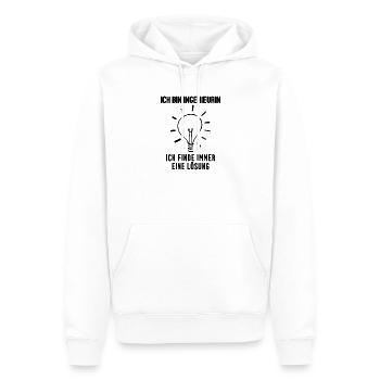 Ingenieurin Beruf Ausbildung - Männer Premium Bio Hoodie - Weiß - Vorne - Nico (187cm)