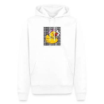 Rubber Duck Rubber Duckie Crew - Männer Premium Bio Hoodie - Weiß - Vorne - Nico (187cm)
