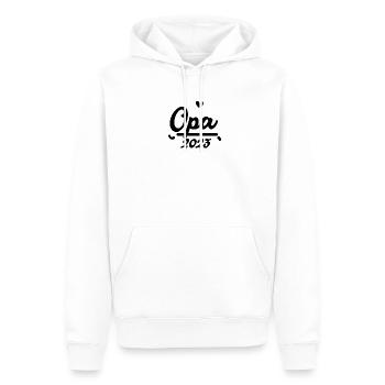 Opa 2023 - Männer Premium Bio Hoodie - Weiß - Vorne - Nico (187cm)