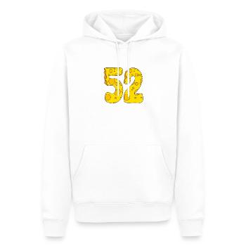 52 Jahre alt - 52. Geburtstag Geschenk - 1952 - Männer Premium Bio Hoodie - Weiß - Vorne - Nico (187cm)