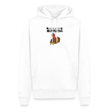 Muttertag - erster Muttertag Geschenk - Männer Premium Bio Hoodie - Weiß - Vorne - Nico (187cm)