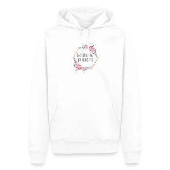 Weltbeste Truckerin LKW Fahrerin Beruf Geschenk - Männer Premium Bio Hoodie - Weiß - Vorne - Nico (187cm)
